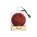 Boule de Noël rouge au chocolat noir