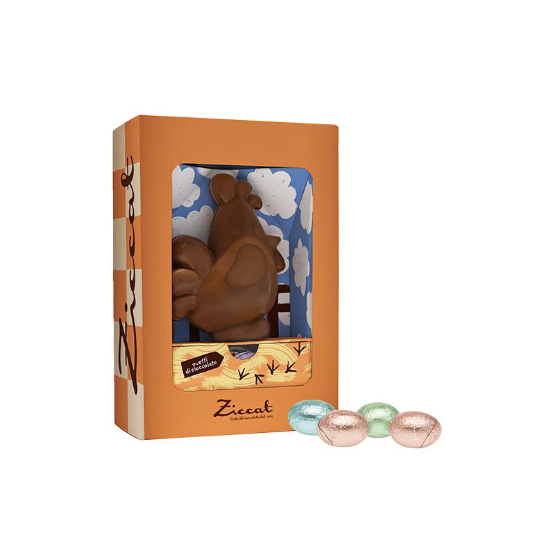 Poule de Pâques au chocolat au lait