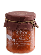 Sauce avec cèpes et saucisse