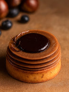 Tartelette marron cassis